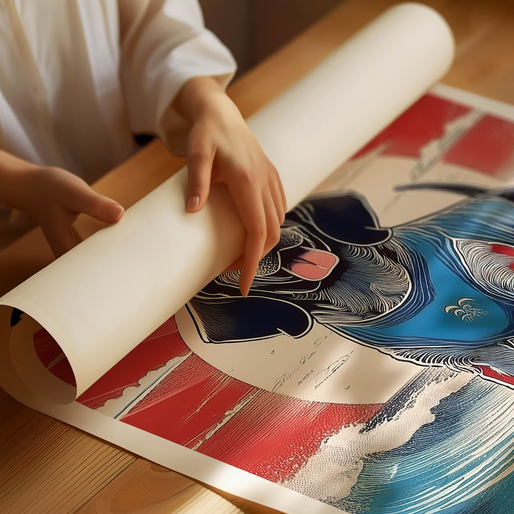 Blood Hound Hokosai Surfer Dogs 1 image 3