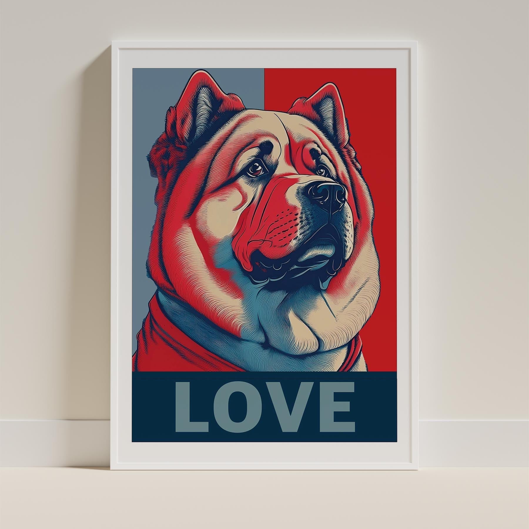 Chow Chow LOVE Series Inspired by the Obama Poster image 9
