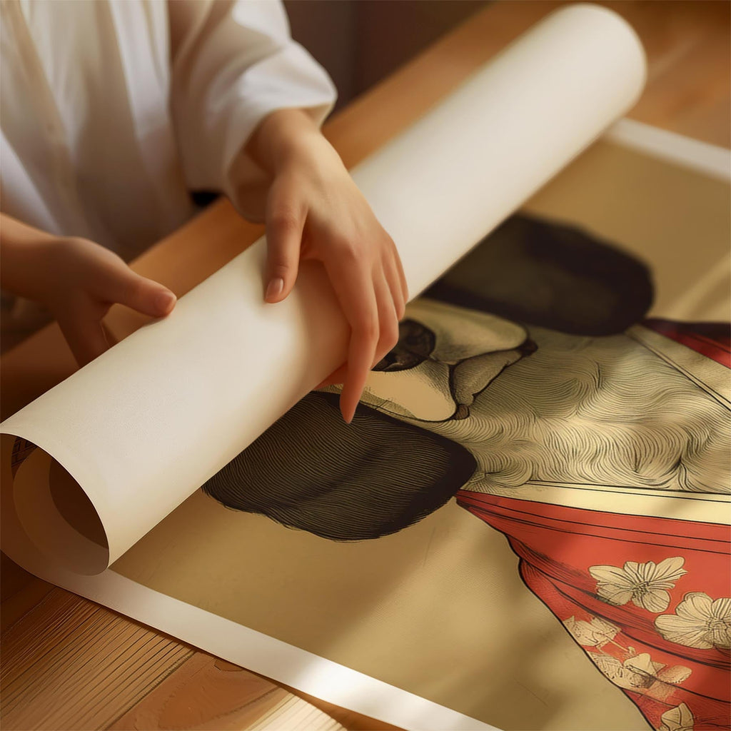 Smithfield Sheepdog Japanse Kimono Dog Series image 1