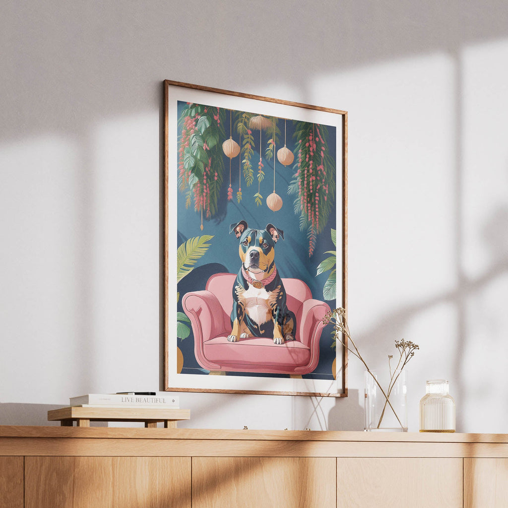 Staffordshire Bull Terrier  Just Lounging Around 3 image 6