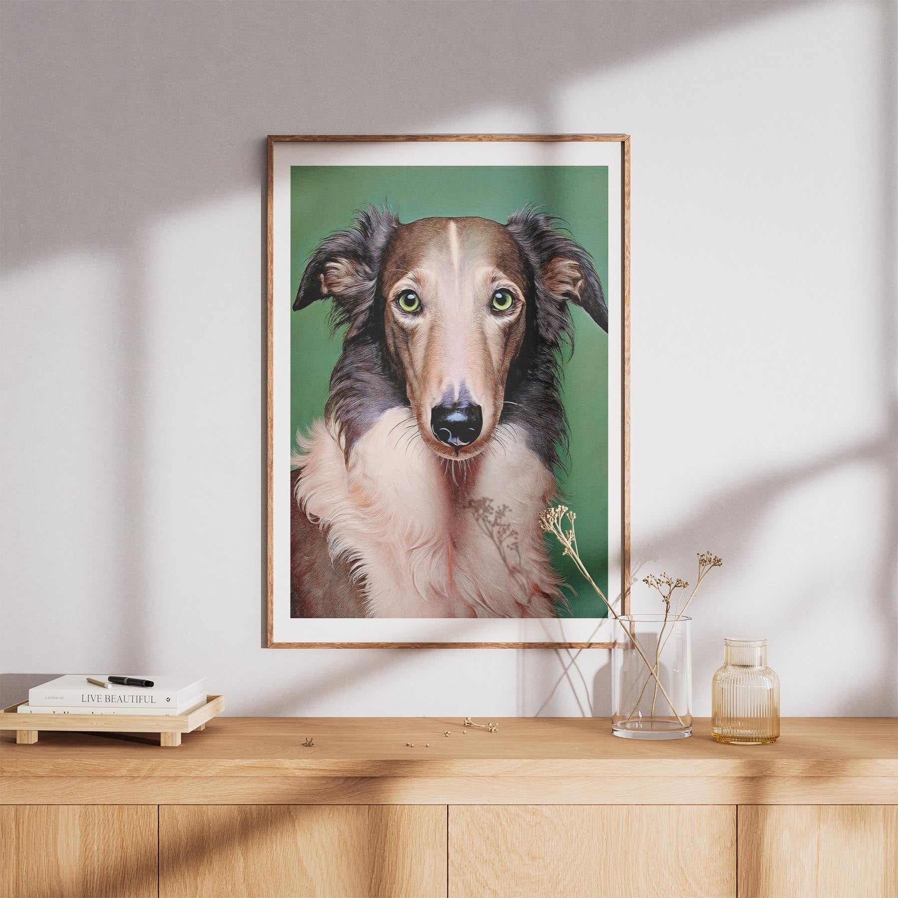 Borzoi Green Painted Series image 8