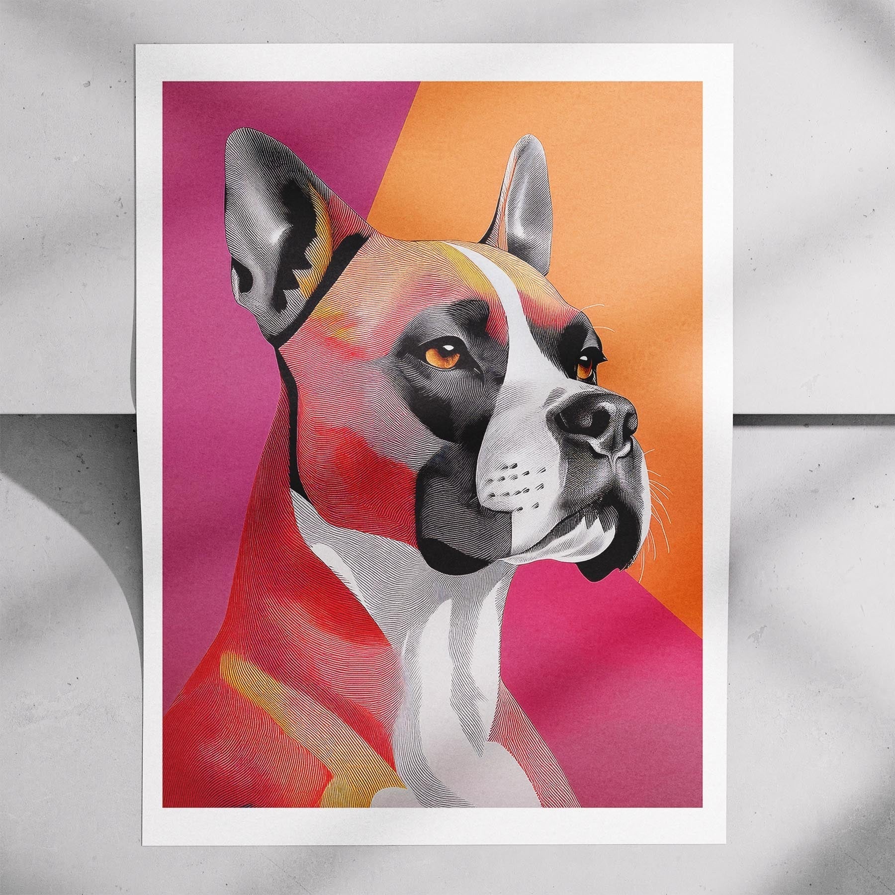Boxer Modern Pop Dog Series image 7