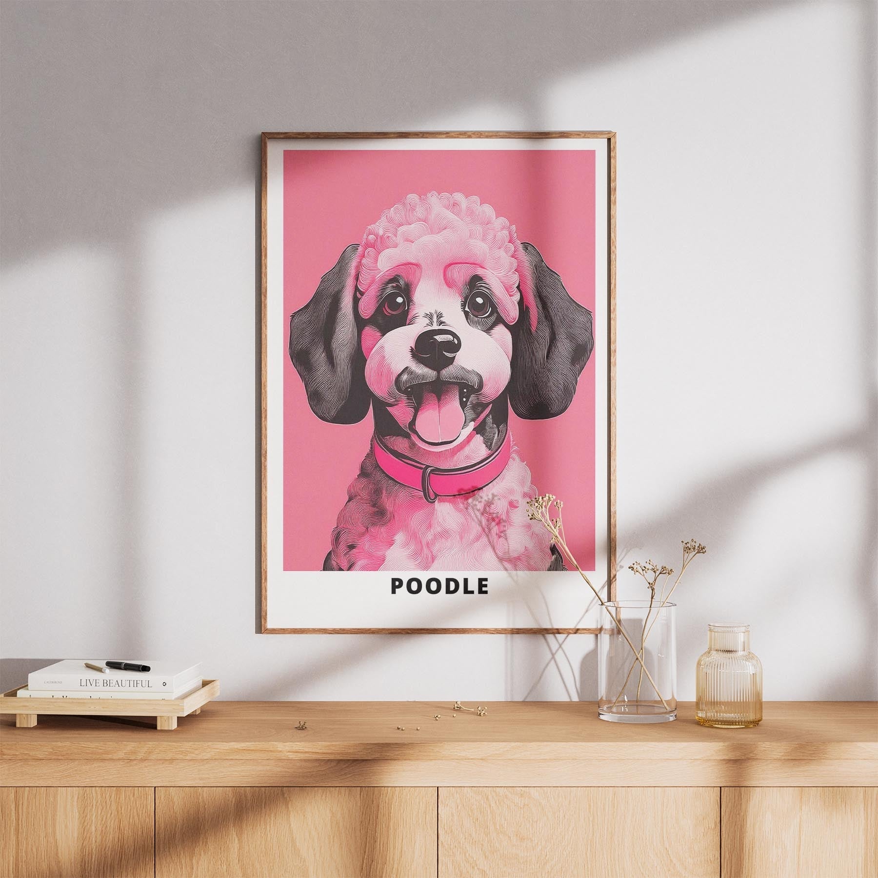 Poodle Pink and Black Dog Series 1 image 8