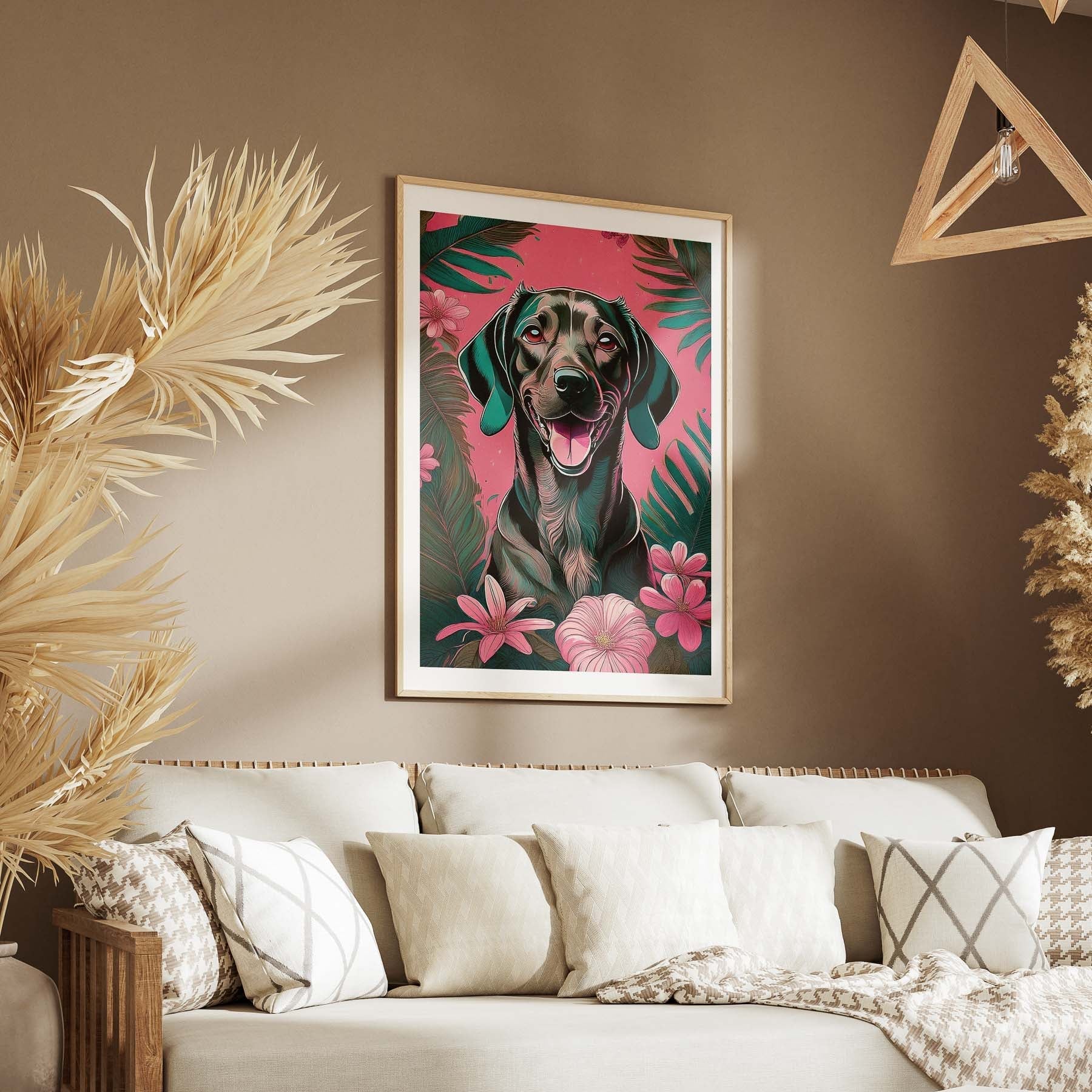 Vizsla Flowery Dog image 5