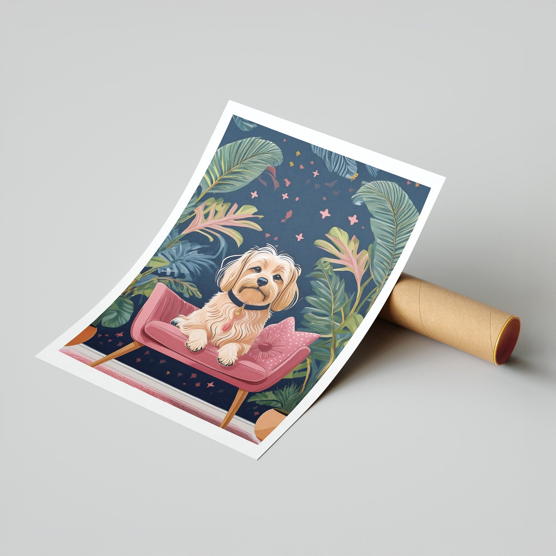 Boder Collie Chillin Coffee Dog image 9