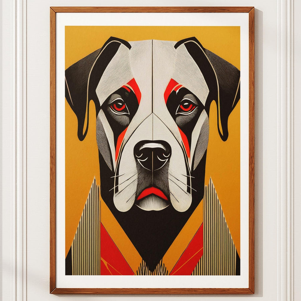 Mastiff Geometric Orange Series image 10