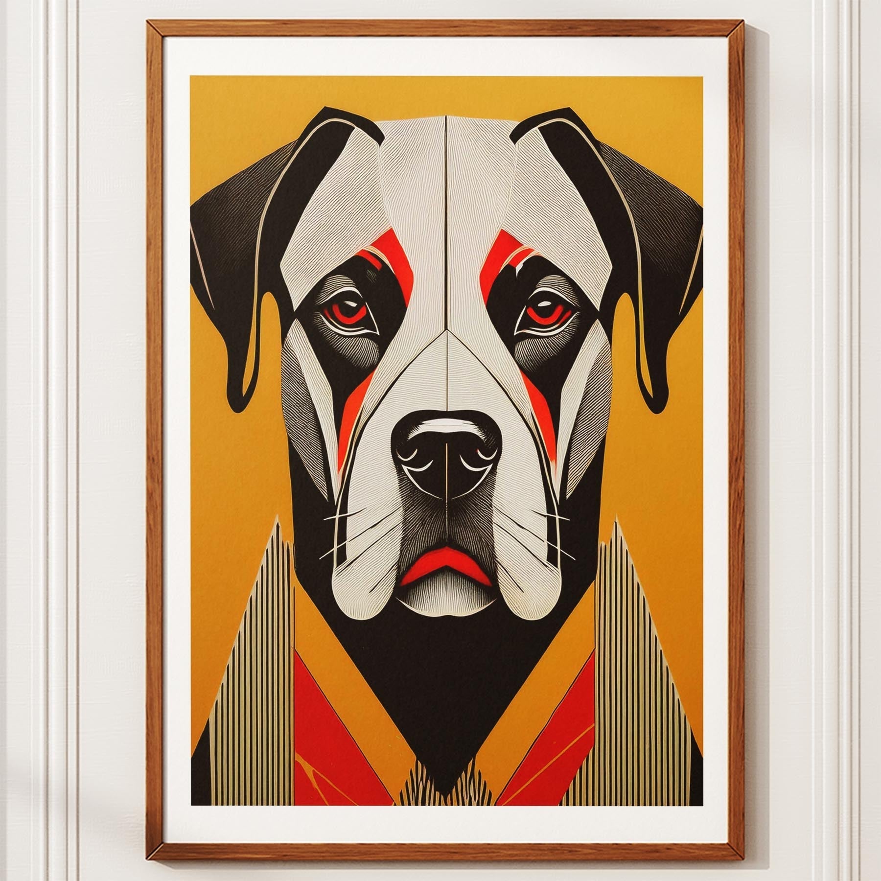 Mastiff Geometric Orange Series image 10