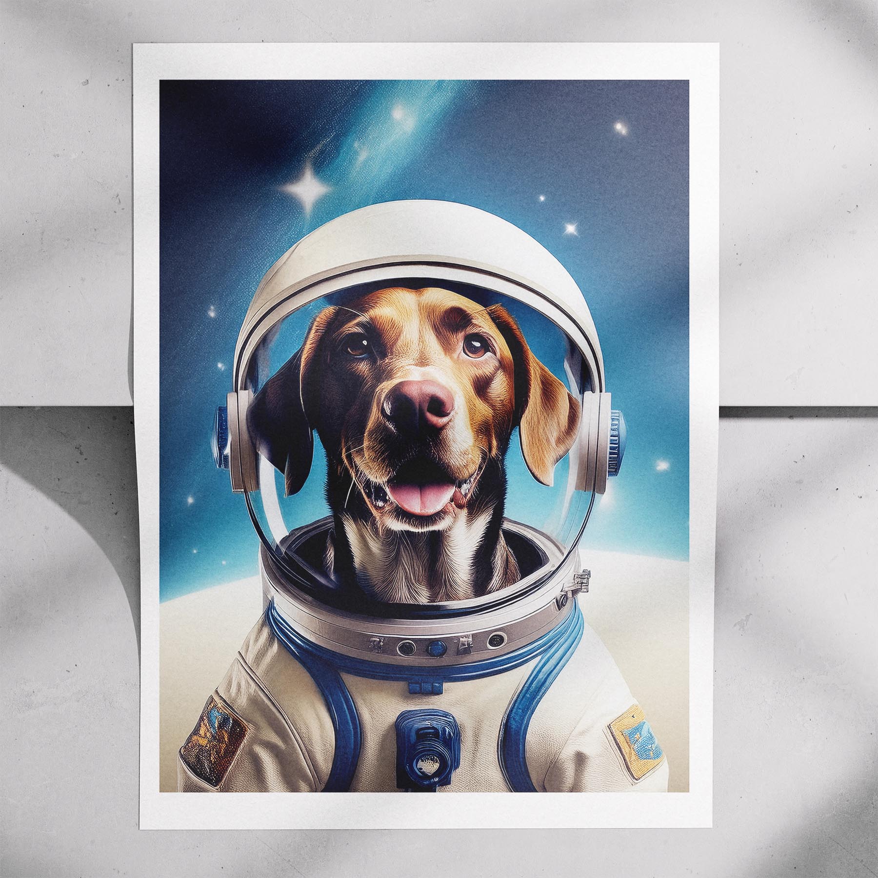 German Pointer Astronaut Dog Series image 7