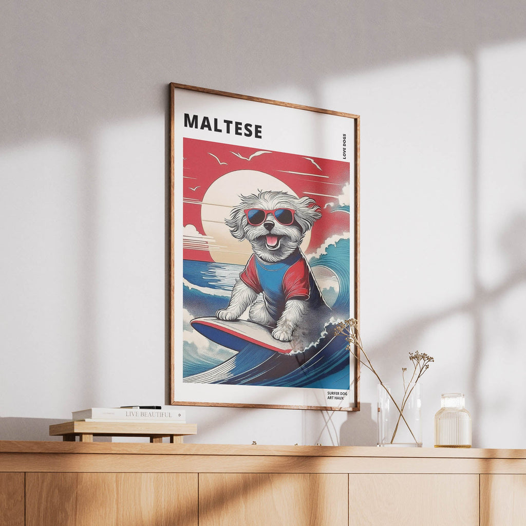 Maltese Hokosai Surfer Dogs 2 image 6