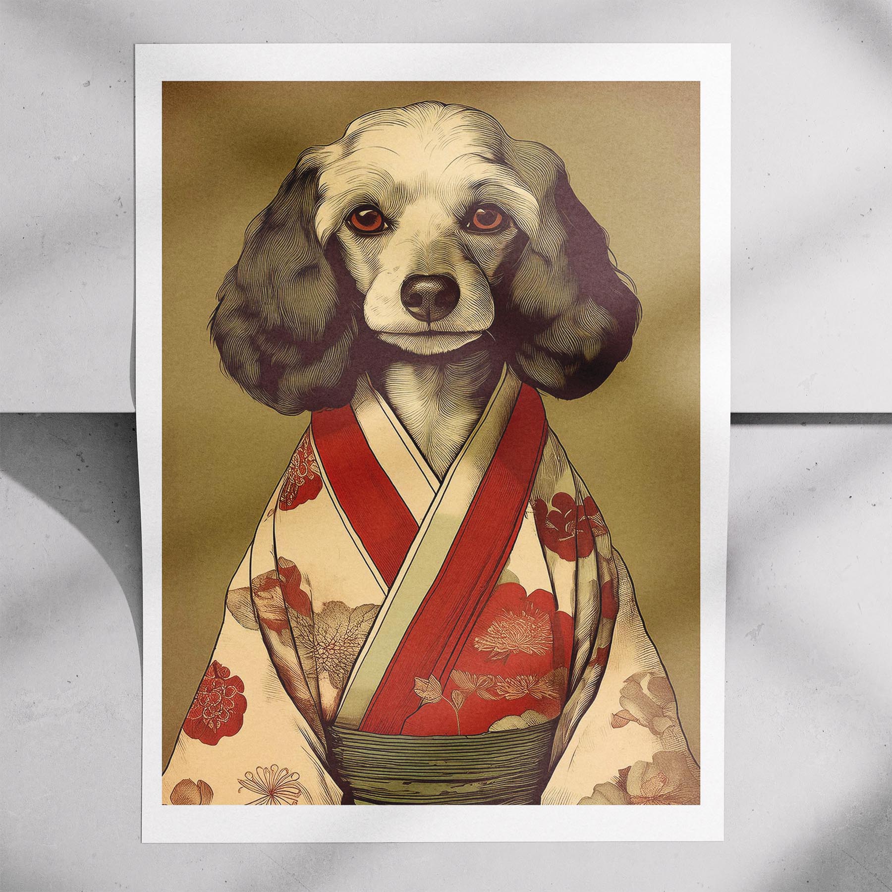 Cavoodle Japanse Kimono Dog Series image 7