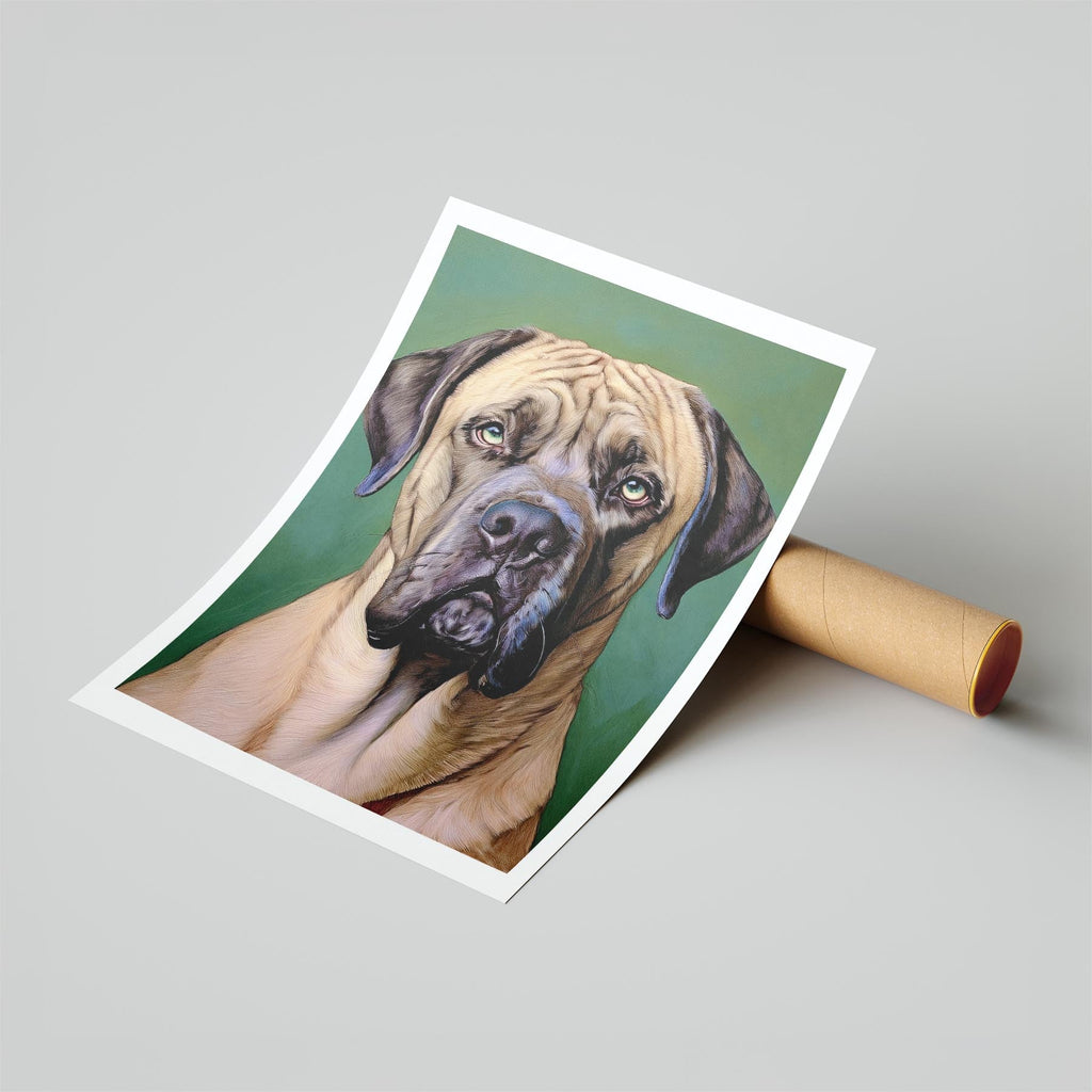 Neapolitan Mastiff Green Painted Series image 6