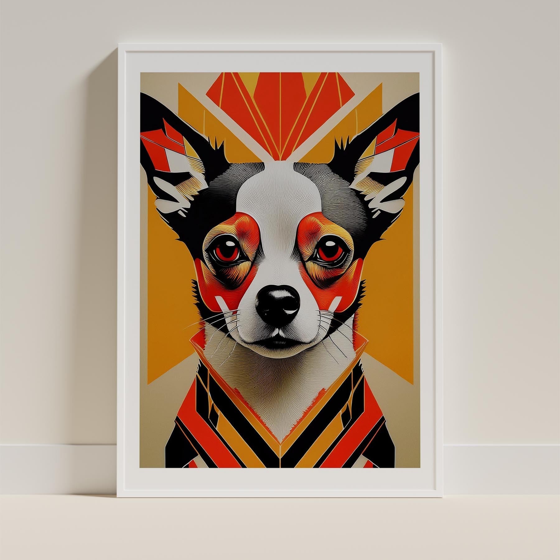 Chihuahua Geometric Orange Series image 9