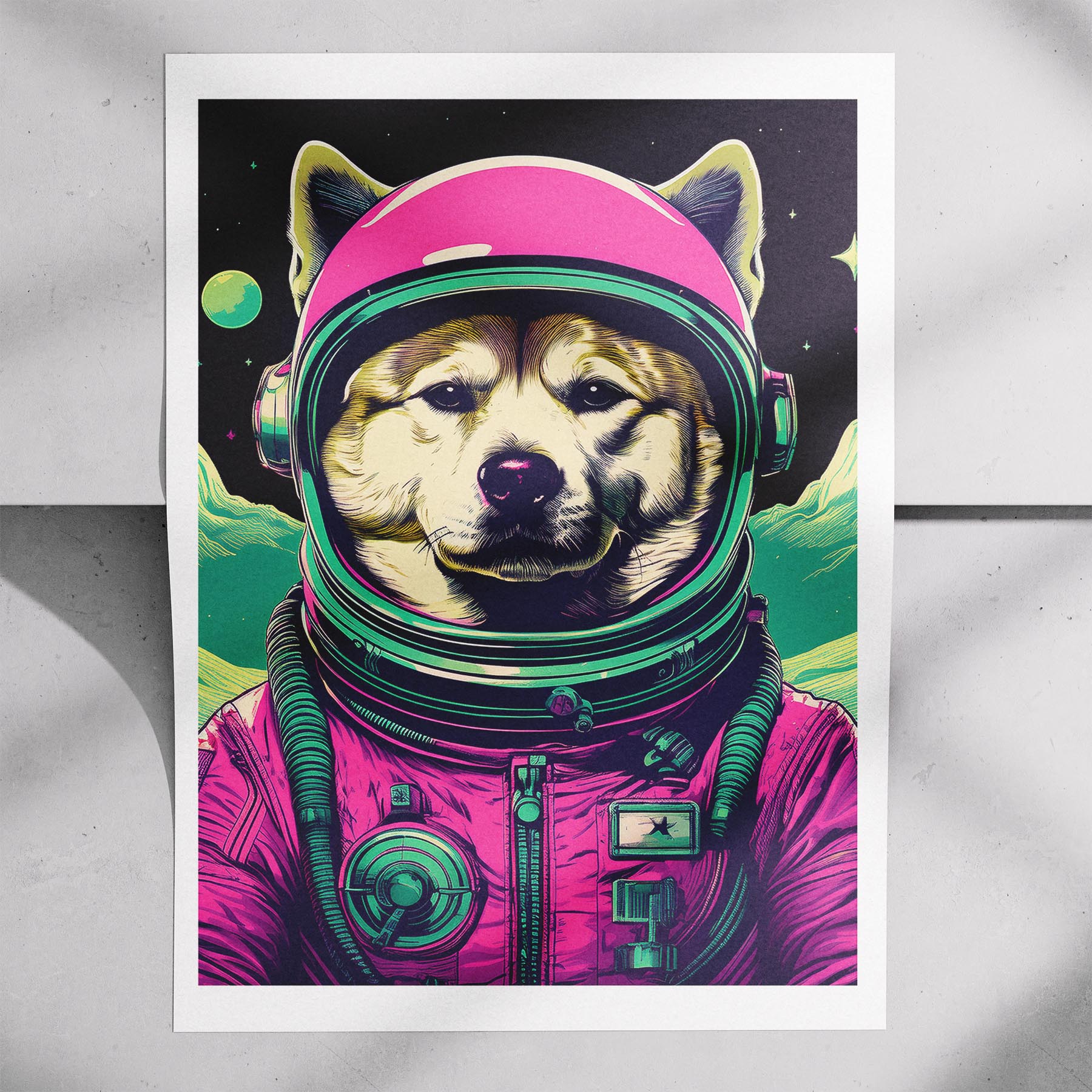 Akita Inu Space Dogs Series image 7