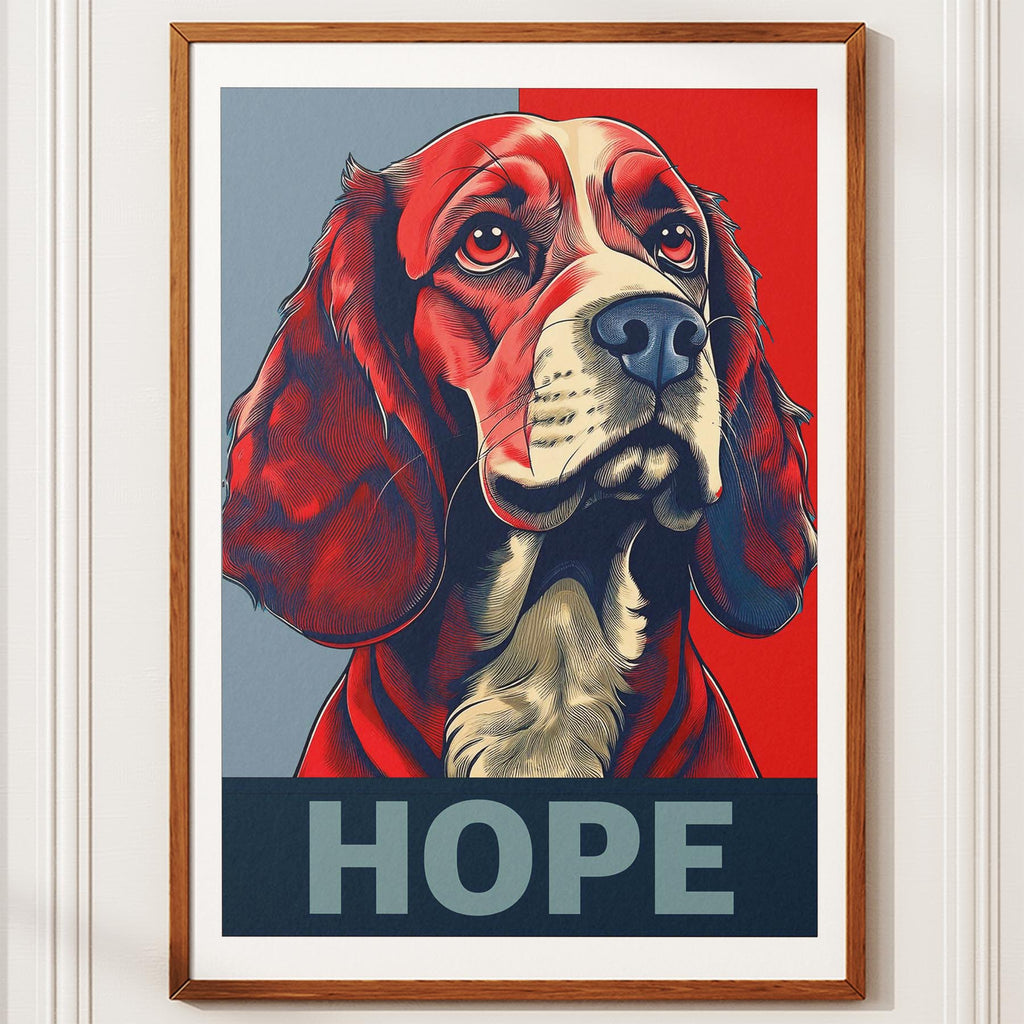 Cocker Spaniel HOPE Series Inspired by the Obama Poster image 10