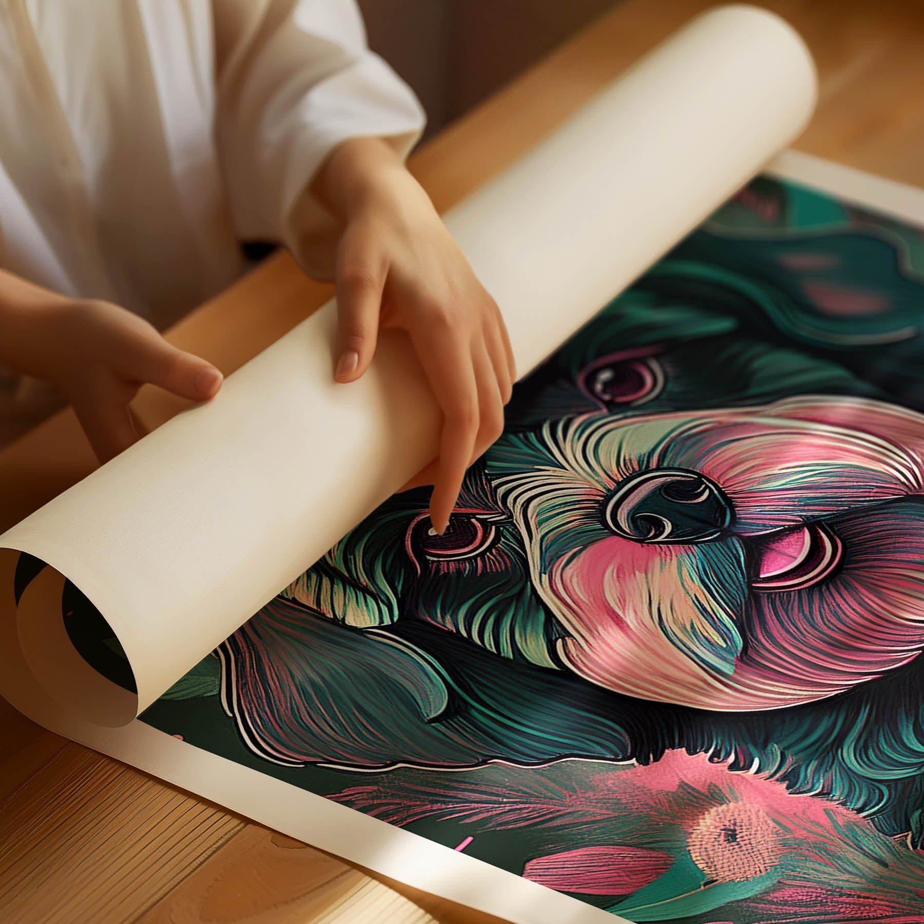 Bichon Frise Flowery Dog image 10