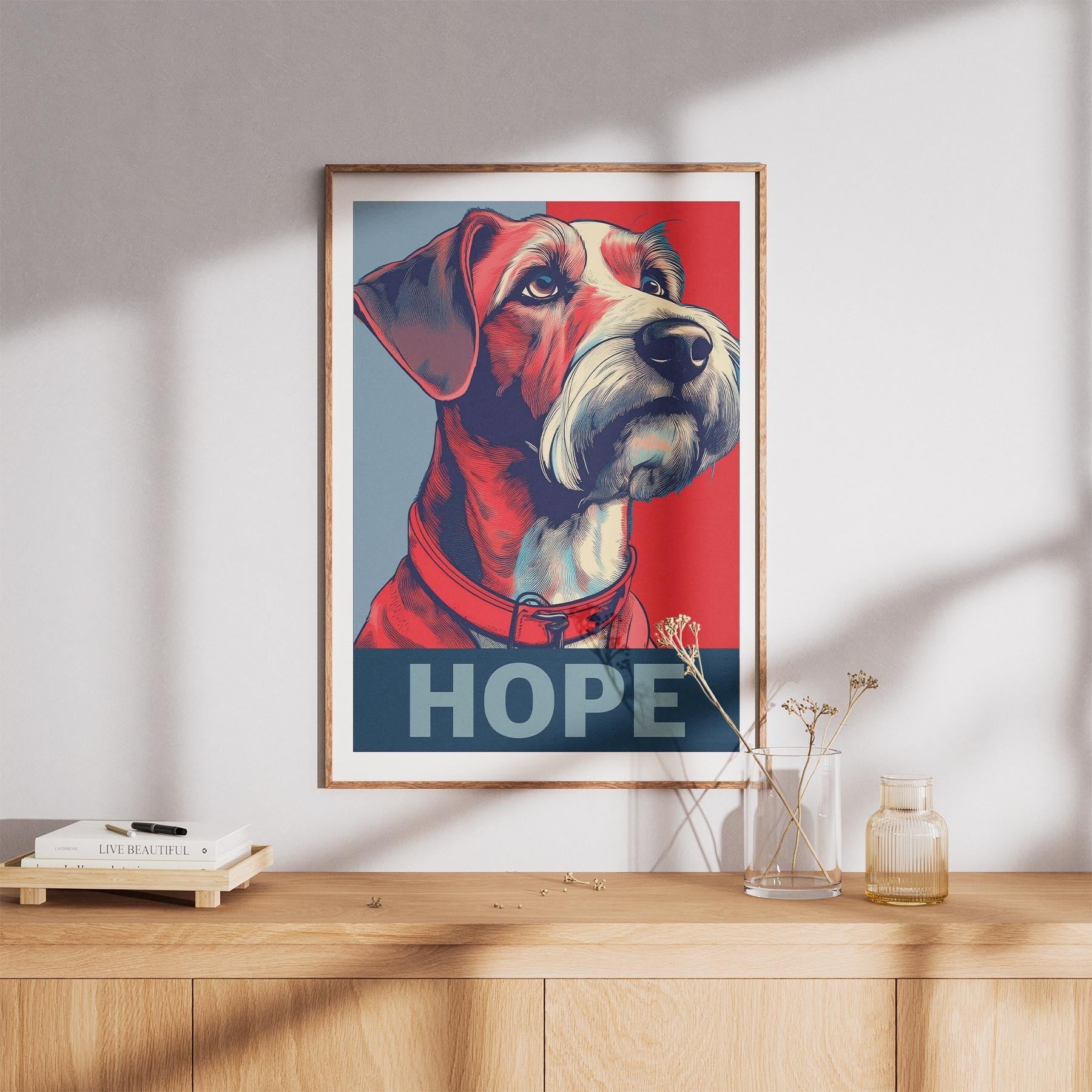 Irish Terrier HOPE Series Inspired by the Obama Poster image 8