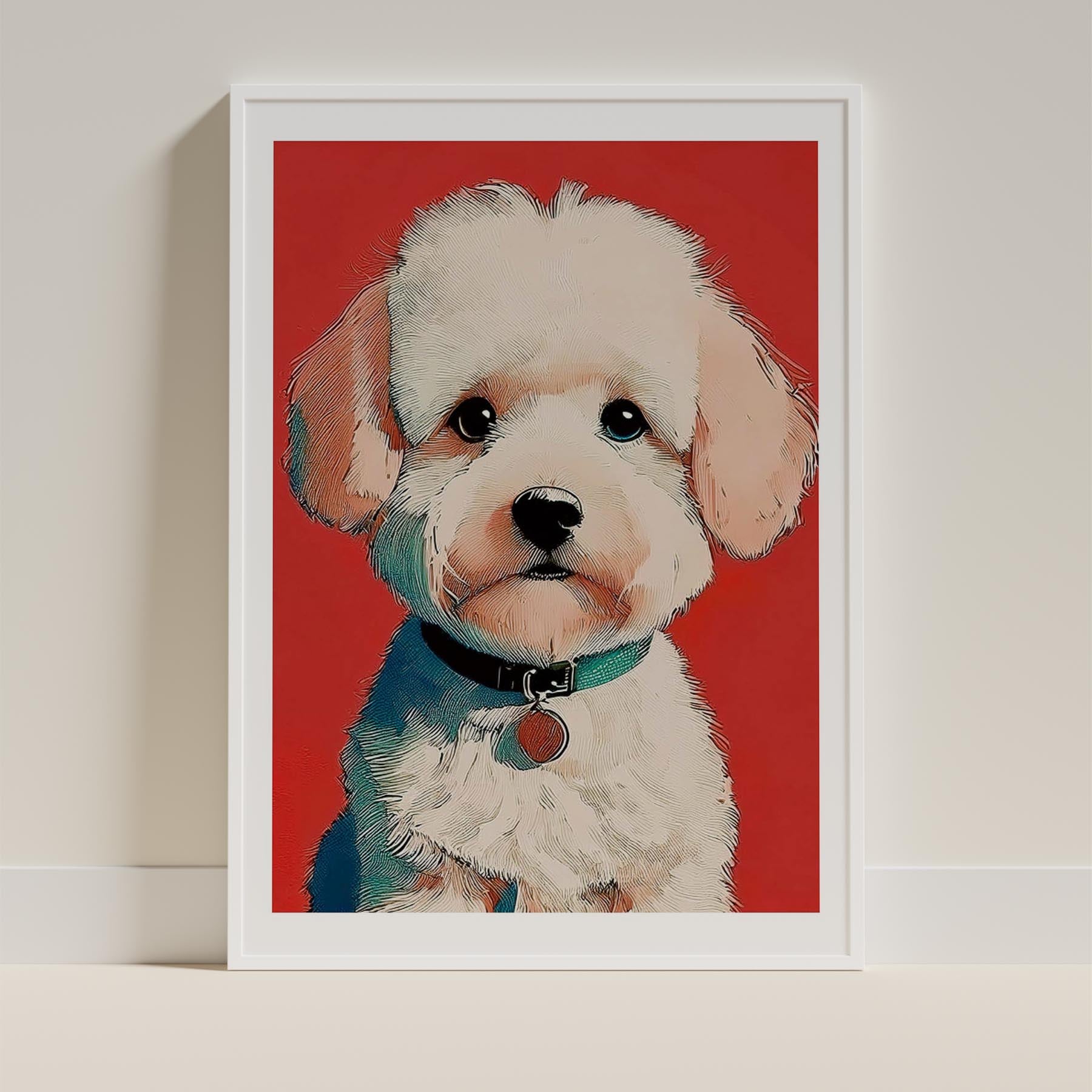Bichon Frise Red Dog Series image 9