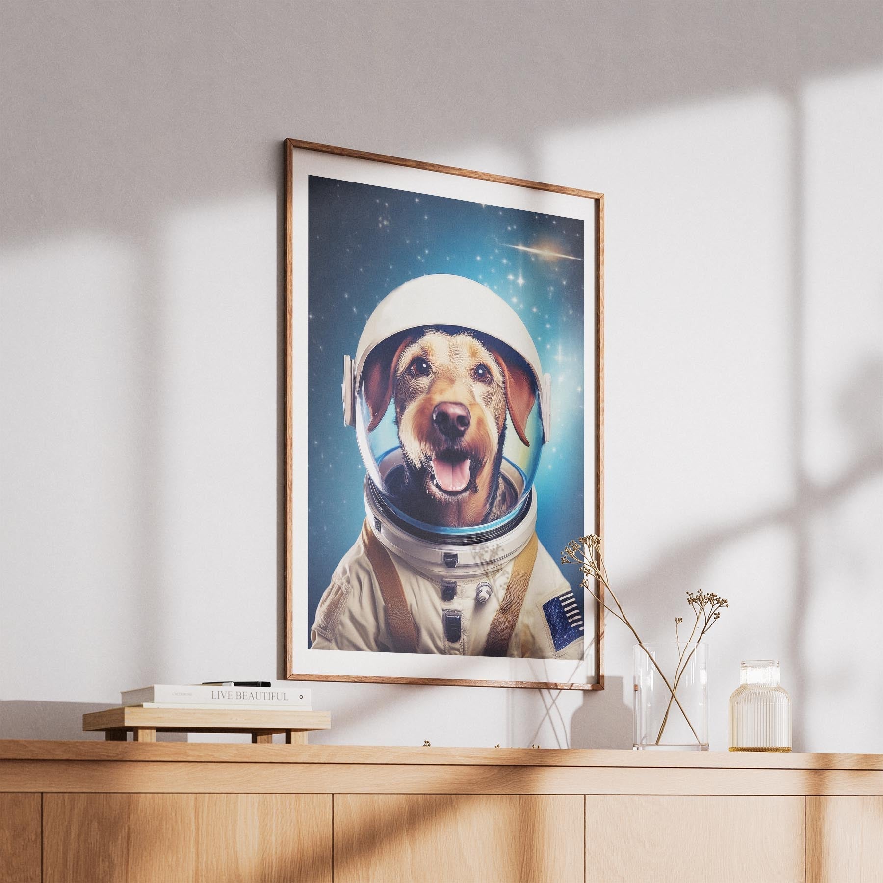 Airedale Astronaut Dog Series image 5