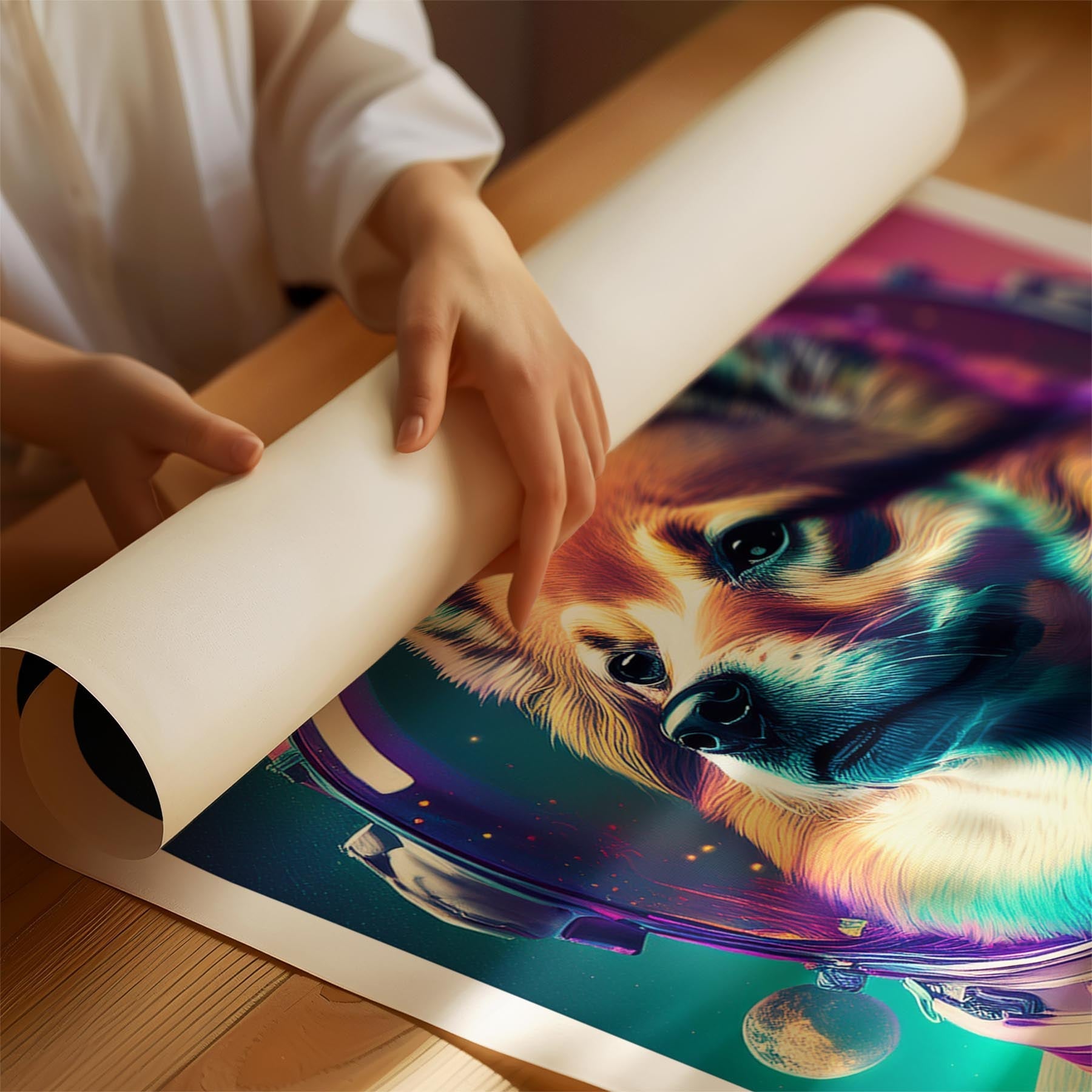 German Spitz Space Dogs Series image 1