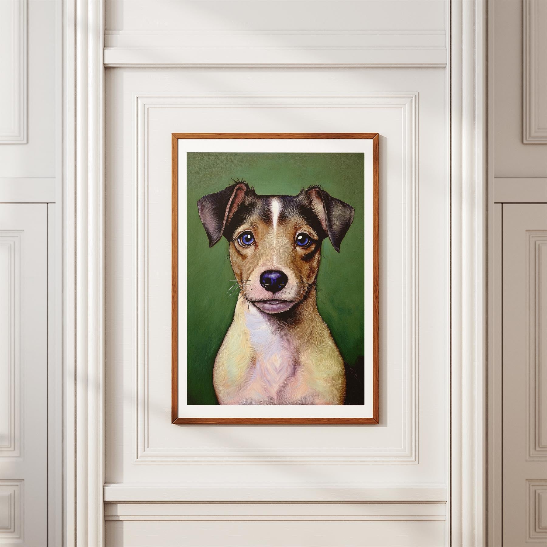 Jack Russell Green Painted Series image 3