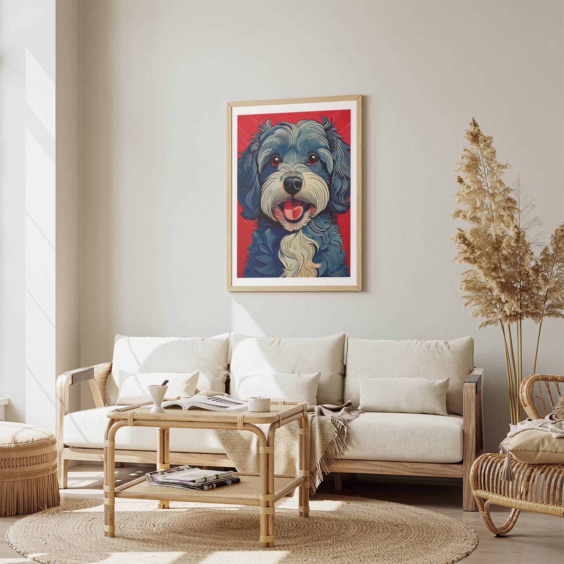 Havanese Hokusai Japanese Inspired Dog Series image 2