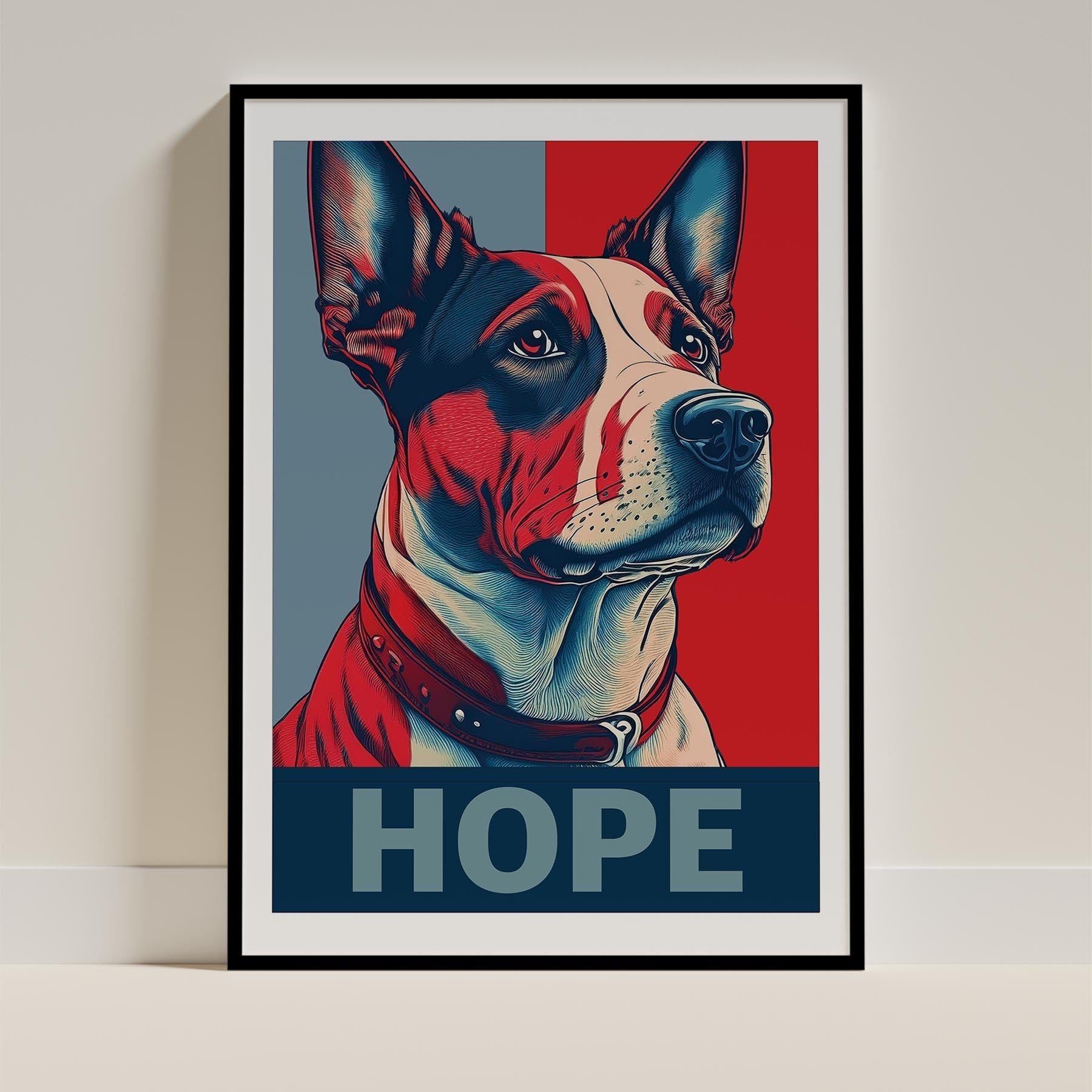 Cattle Dog HOPE Series Inspired by the Obama Poster image 0