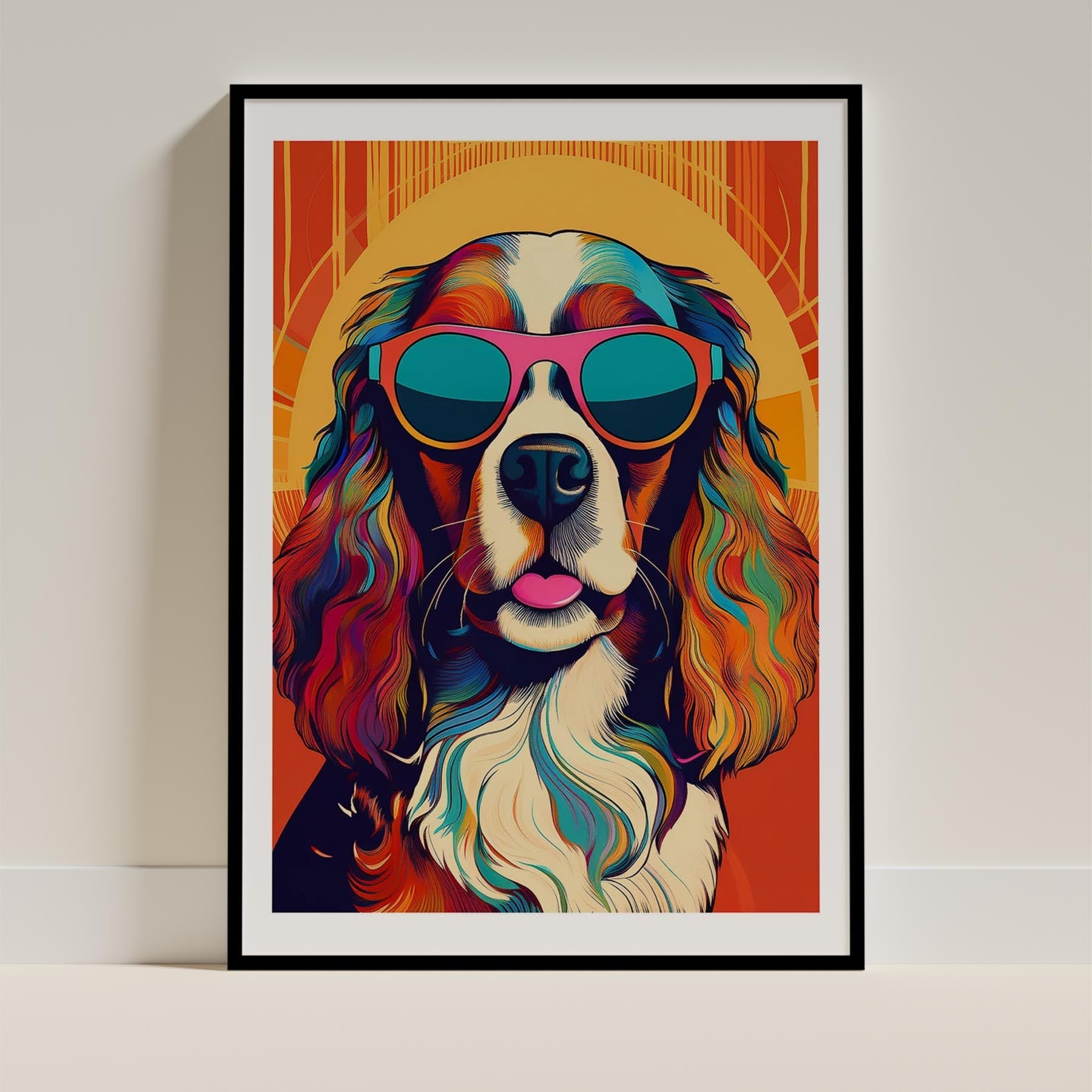 Cavalier King Charles Spaniel In Colourful Sunnies 1 image 11