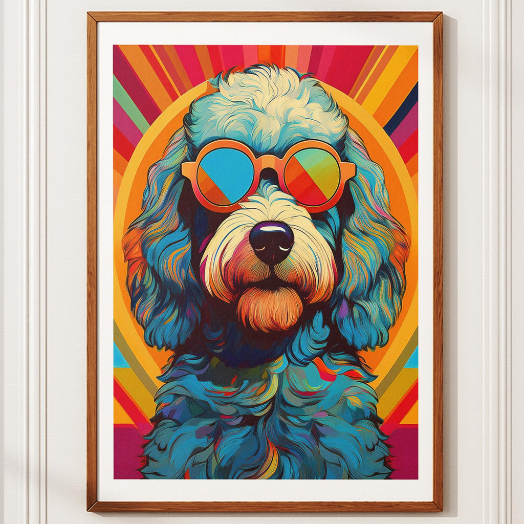 Cavoodle Dog In Colourful Sunnies 6 image 10