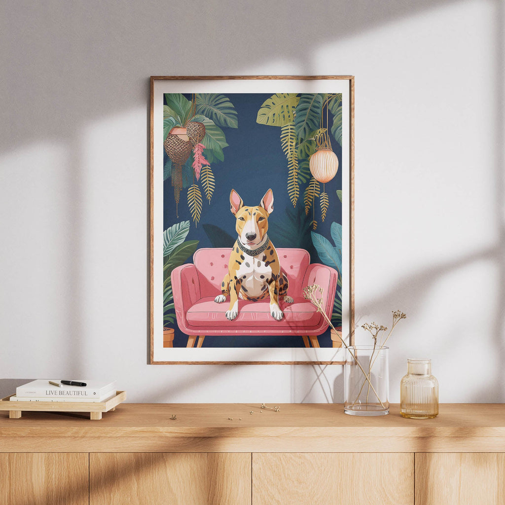 Bull Terrier Just Lounging Around image 8