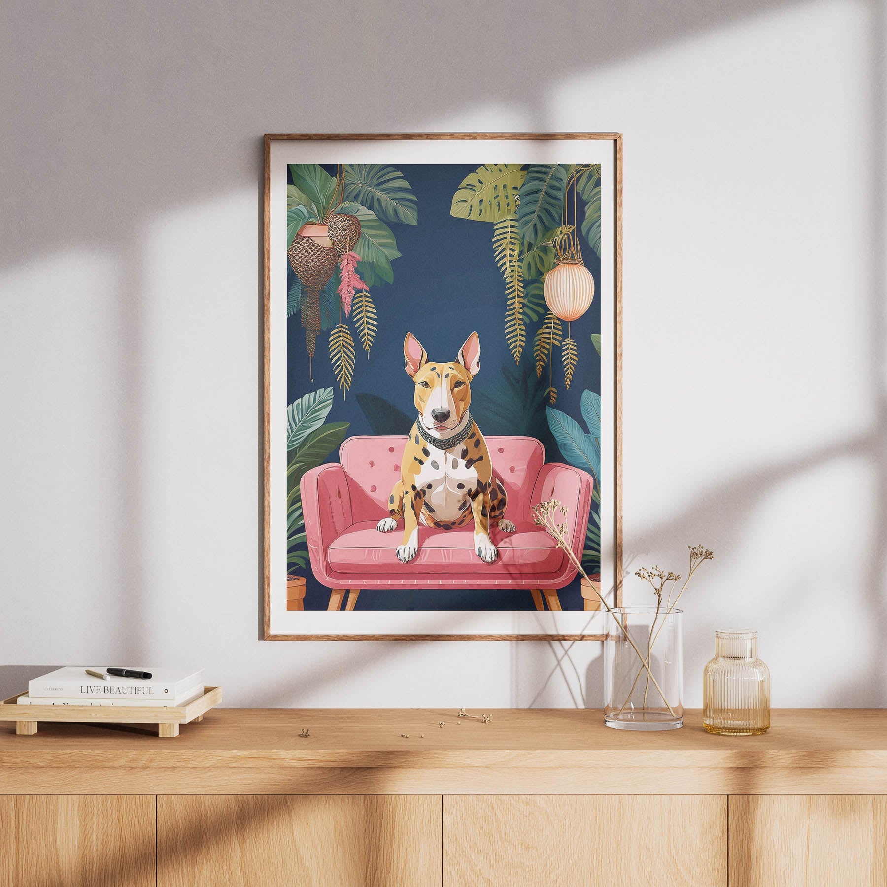 Bull Terrier Just Lounging Around image 8