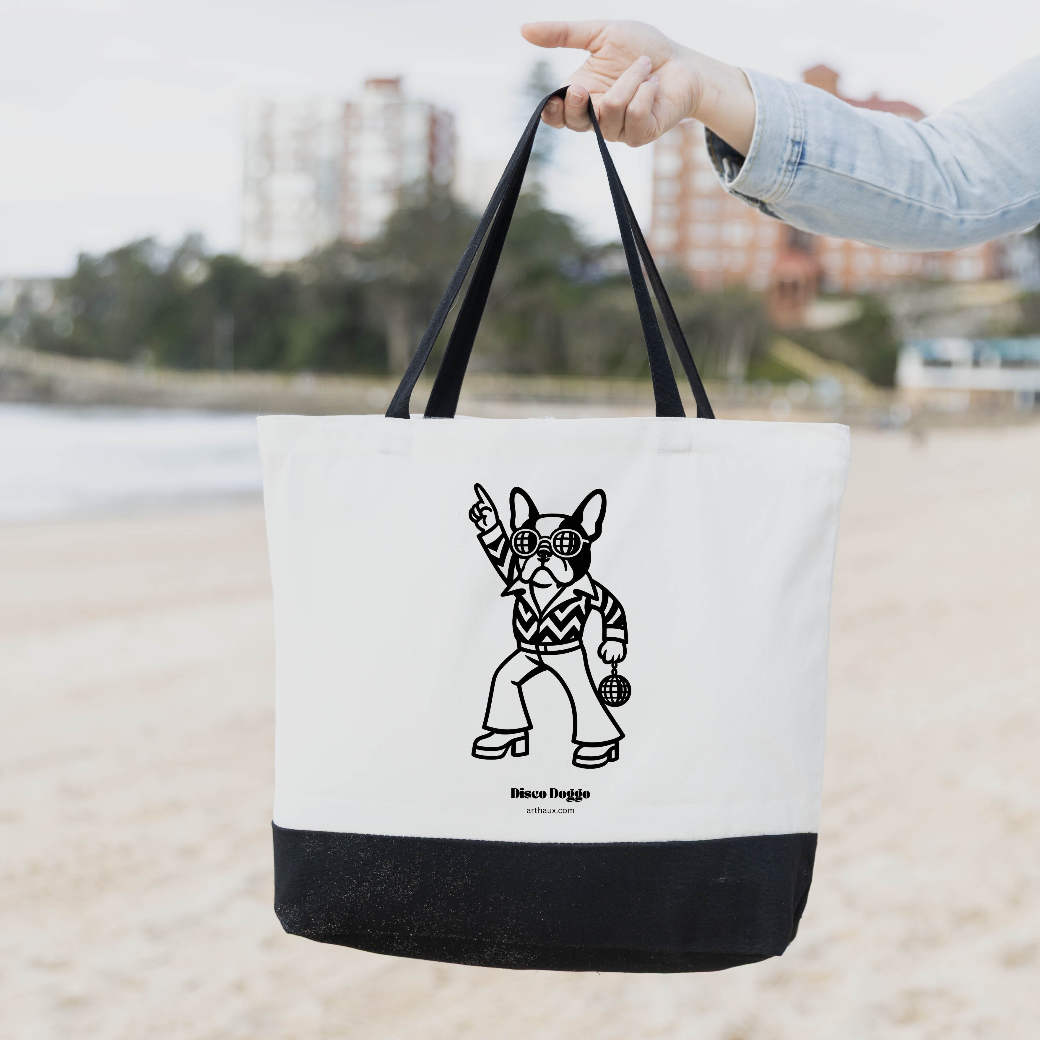 French Bulldog 70's Disco Doggo Bag image 1