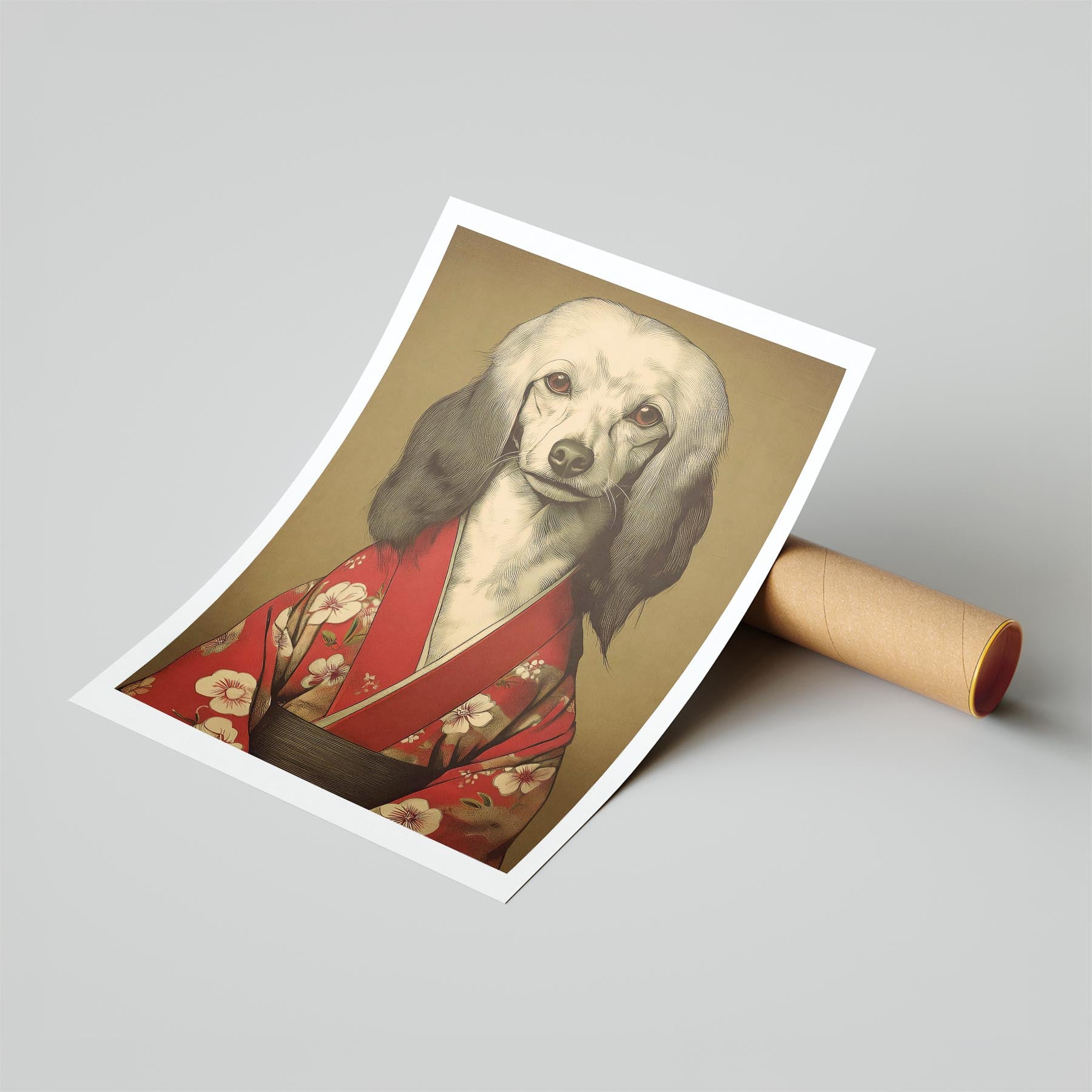 Afghan Japanse Kimono Dog Series image 6