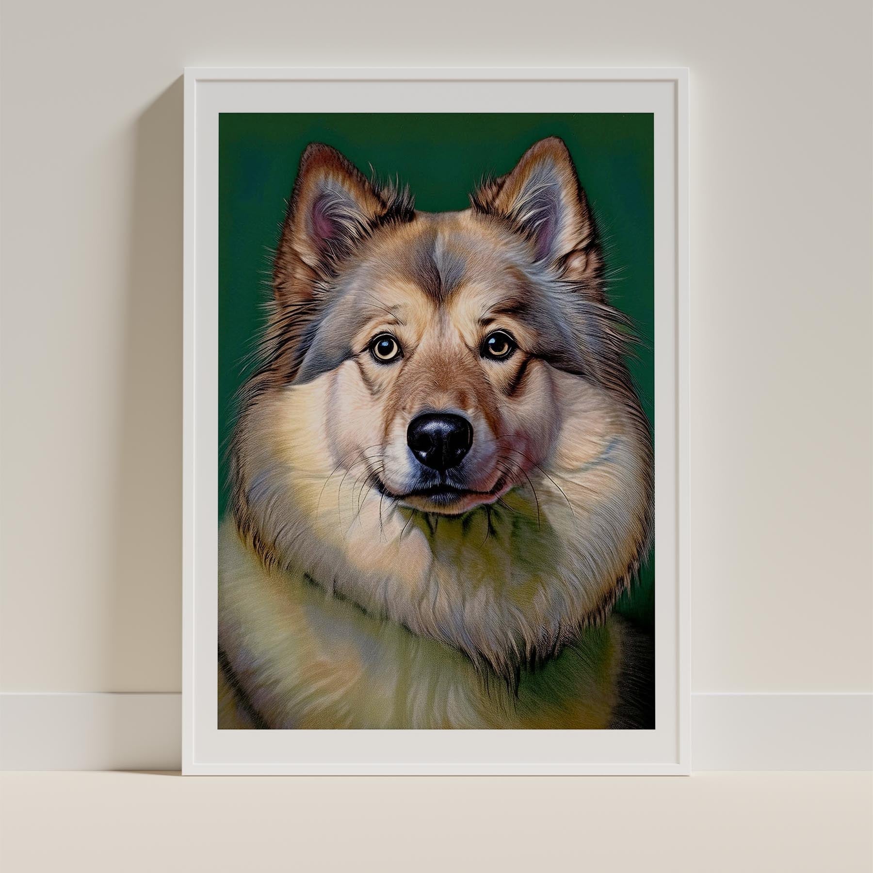 Samoyed Green Painted Series image 9