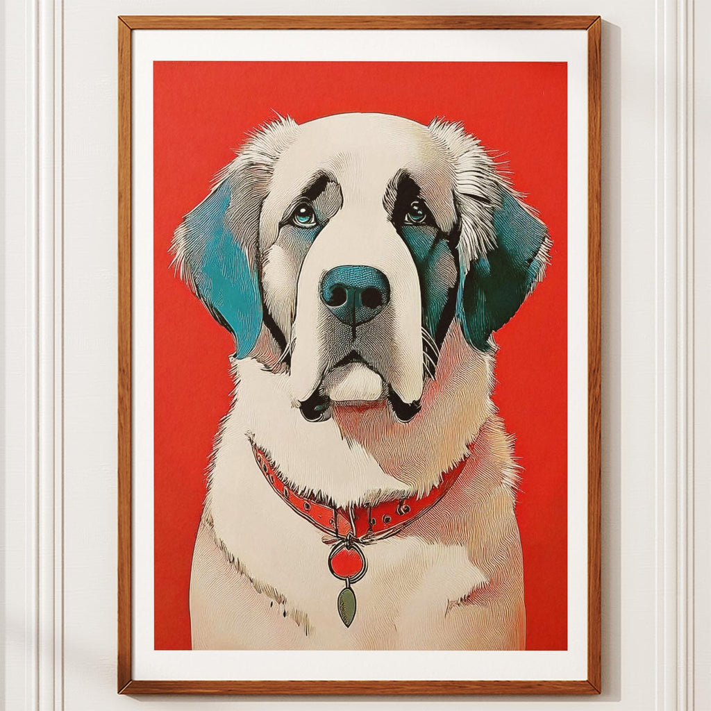 Saint Bernard Red Dog Series image 10